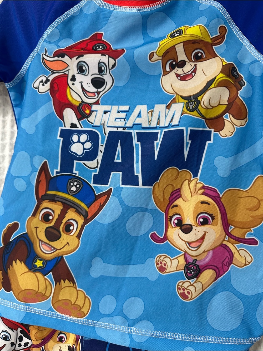 Paw Patrol Kids' Blue Team Paw UPF 50+ Swim Set - Picture 2 of 7